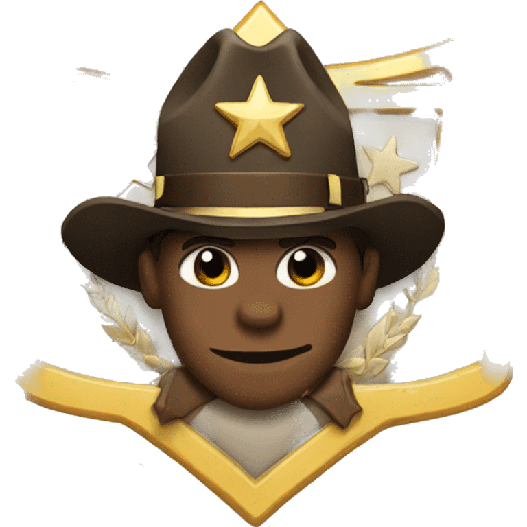 sheriff badge that says "best dressed" emoji