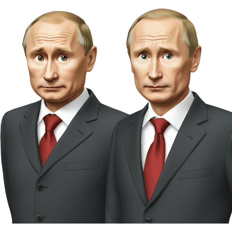 Putin and Lushkoshenko  emoji