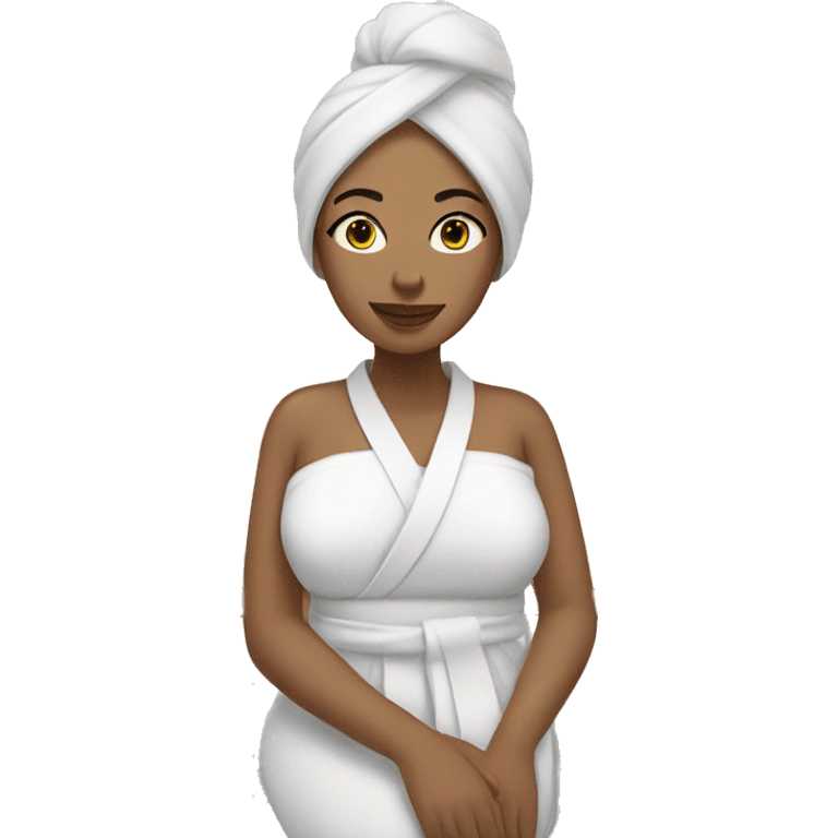 Woman at spa emoji