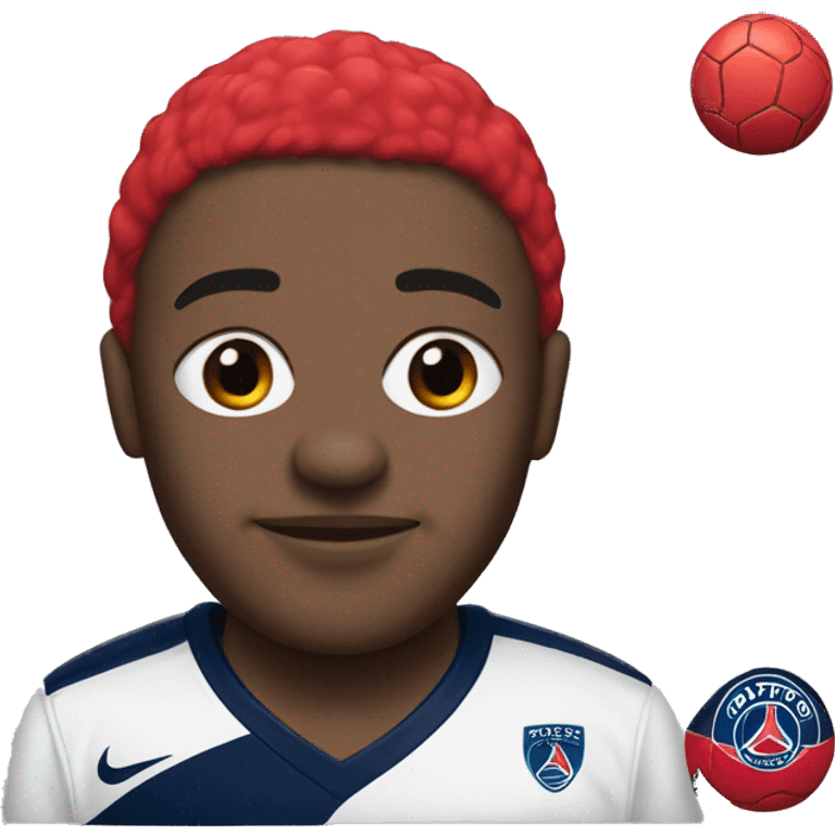 Raptors with soccer psg jersey  emoji