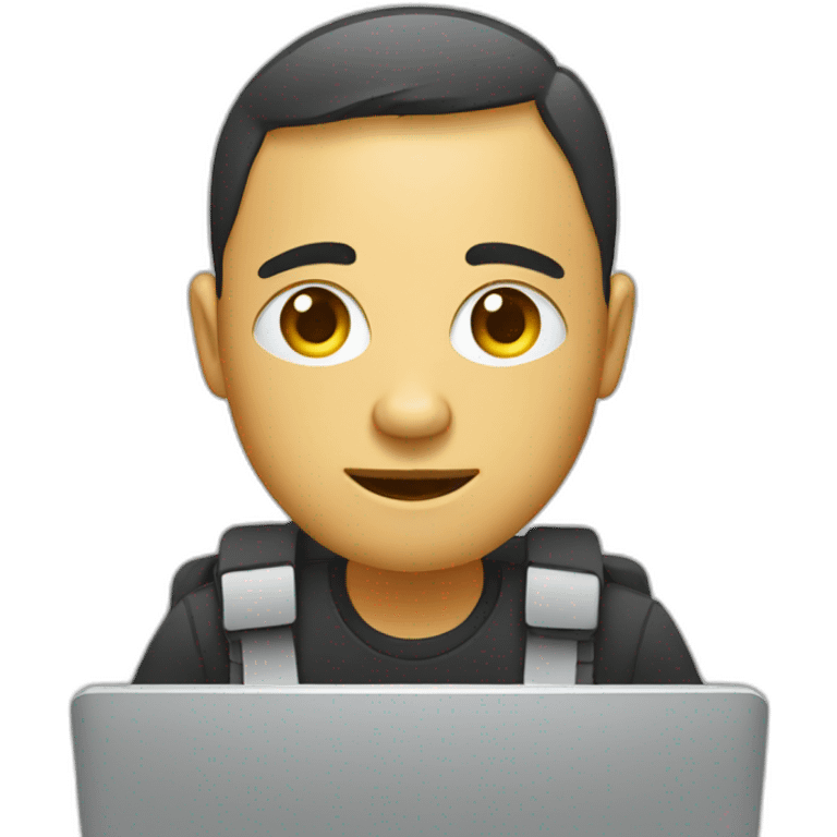 web-designer with PC emoji