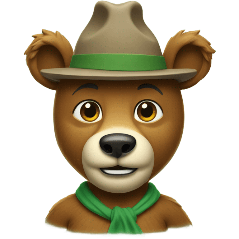 Yogi bear emoji