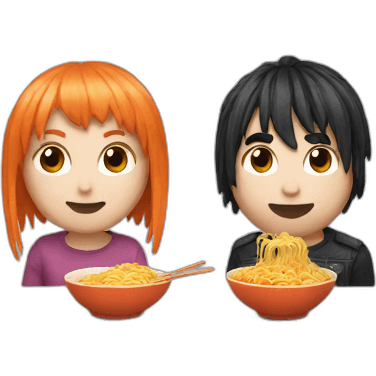 Paramore and ramen emoji