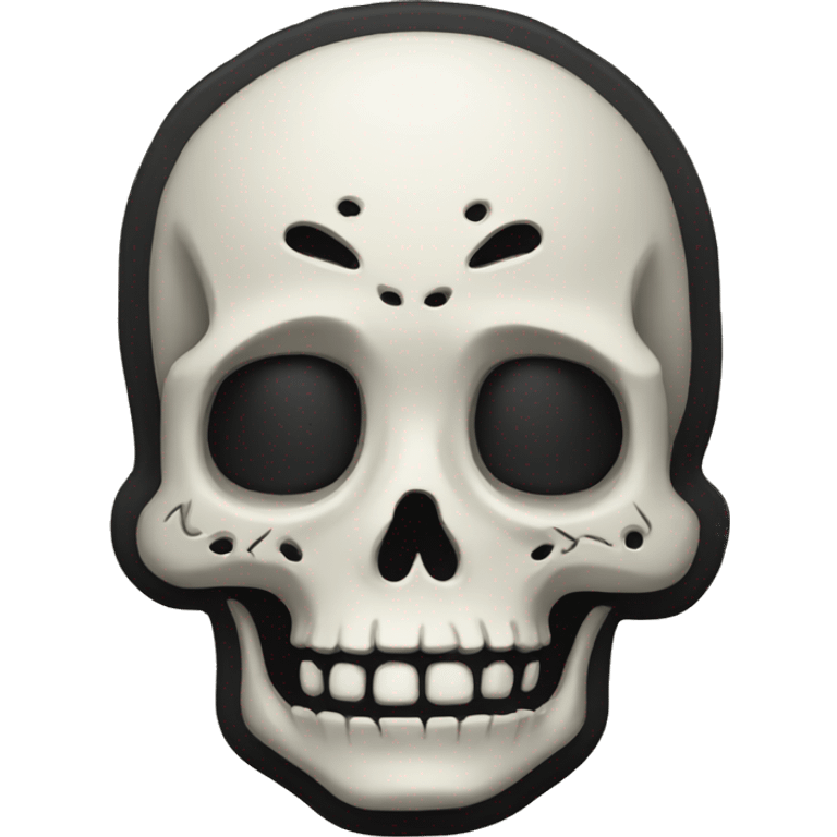 Calavera enojada  emoji