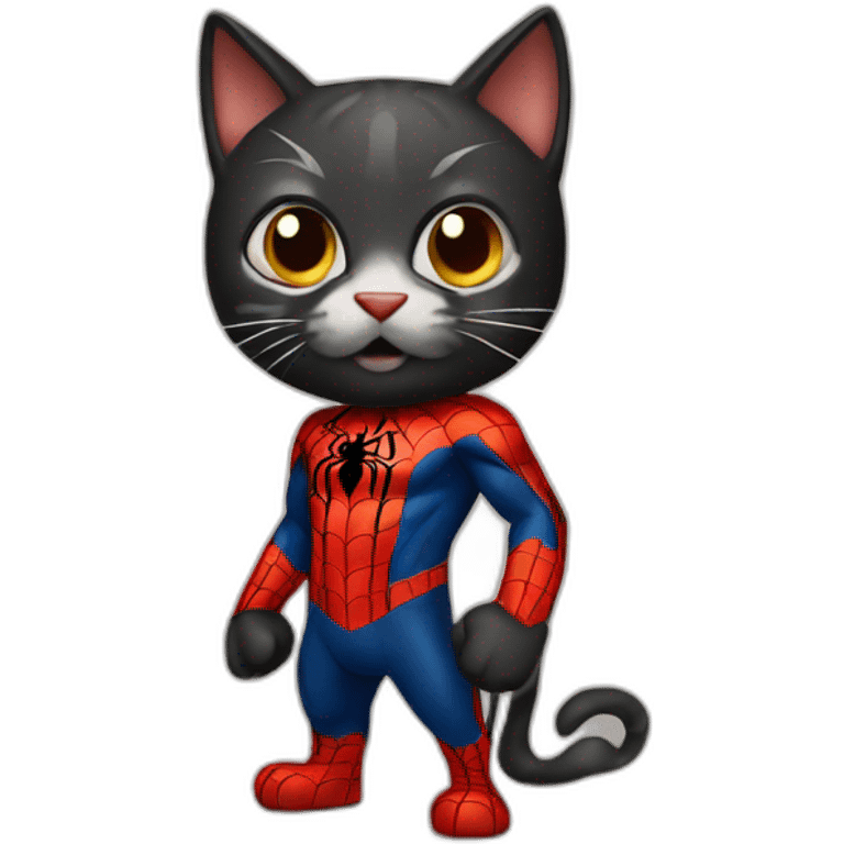 cat spiderman emoji