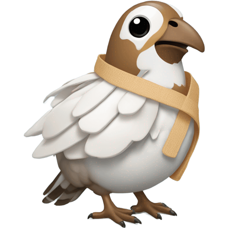 quail bandaged emoji