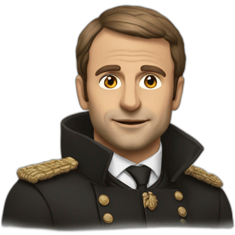 Macron en calvisi emoji