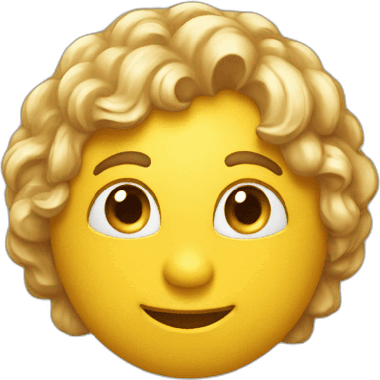 Un emoji souriant et curieux, reflétant l'intelligence et l'ouverture d'esprit. emoji