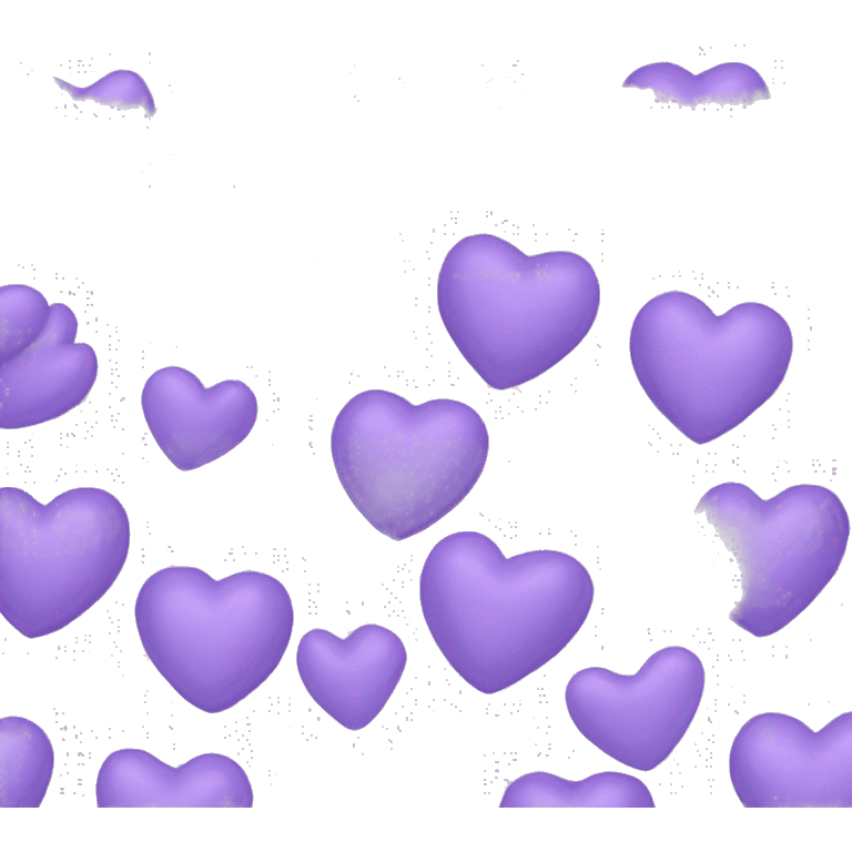 lavender heart emoji