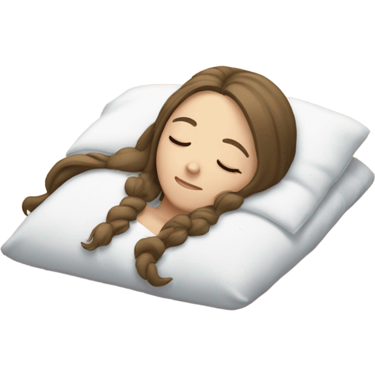 White girl Sleeping on floor emoji