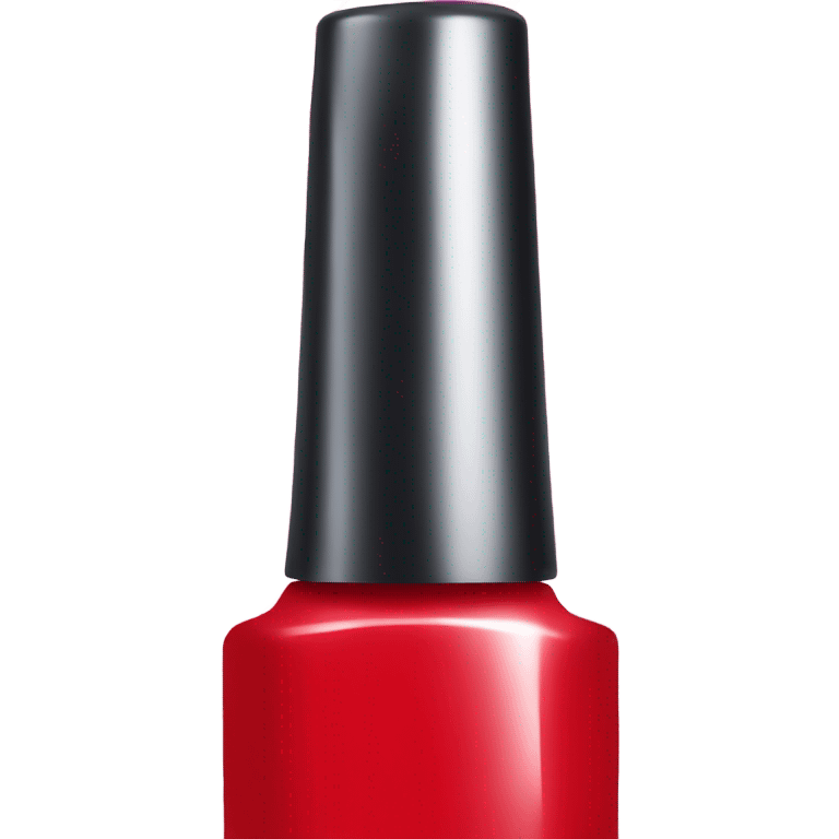 Nail polish red emoji