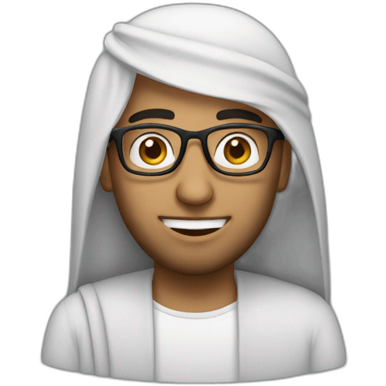 arab guy with glasses emoji