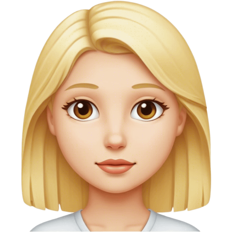 Blond girl emoji