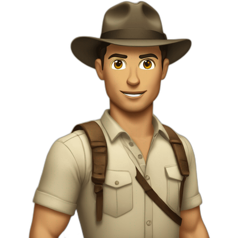 Cristiano ronaldo indiana jones emoji