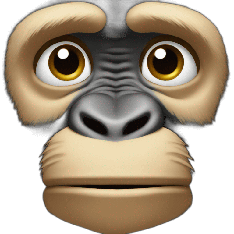 Lindo chimpance emoji