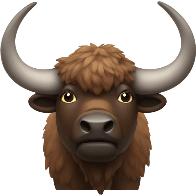 A bison with wings emoji