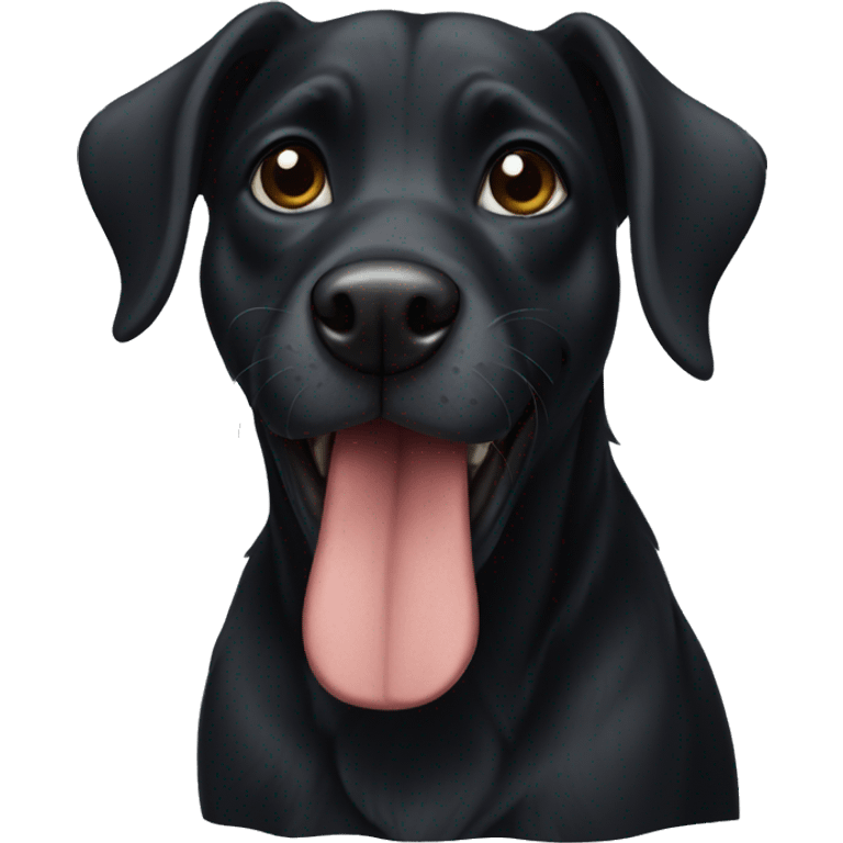 Black dog emoji