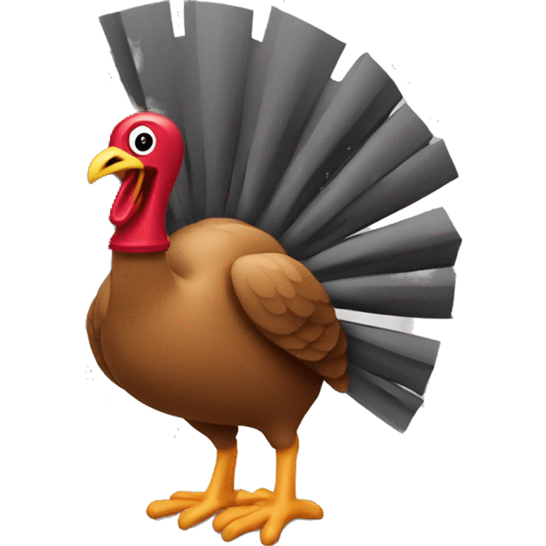 Turkey with power tool emoji