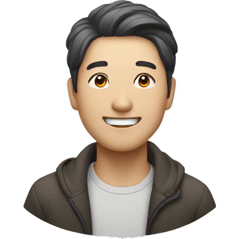 Smiling Korean Man emoji