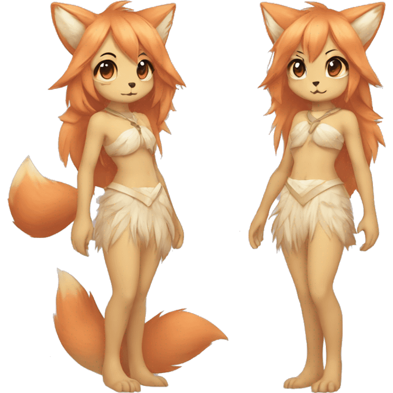 Anthro Chibi-style-Fur-Sona-Fakémon Full Body emoji