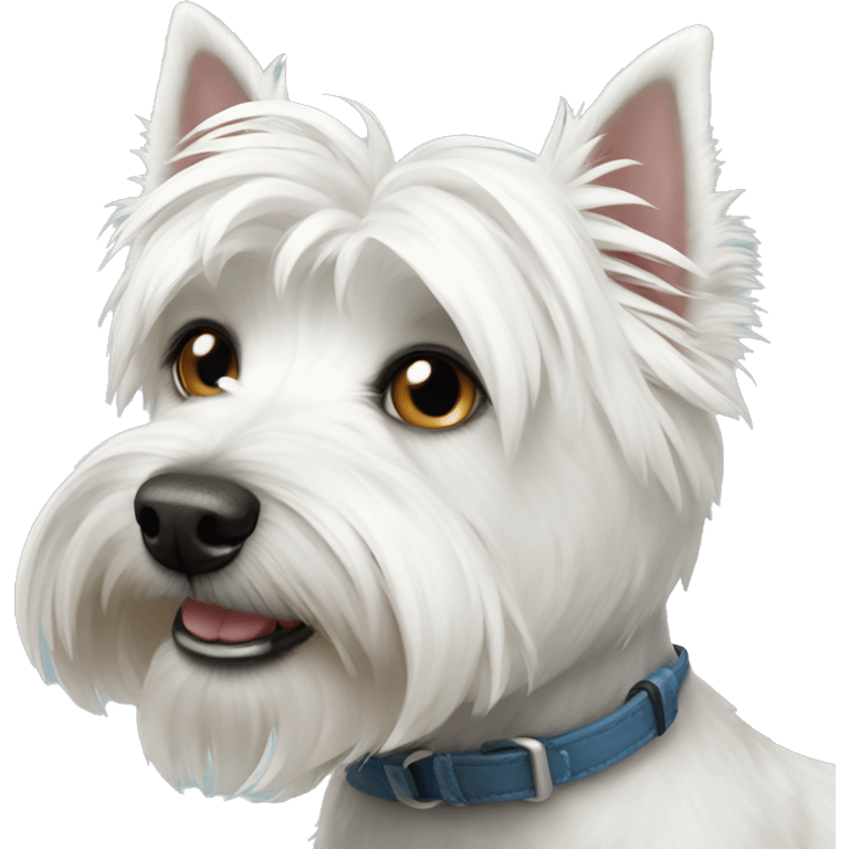 Westie dog emoji