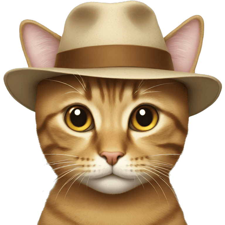 cat wearing hat emoji