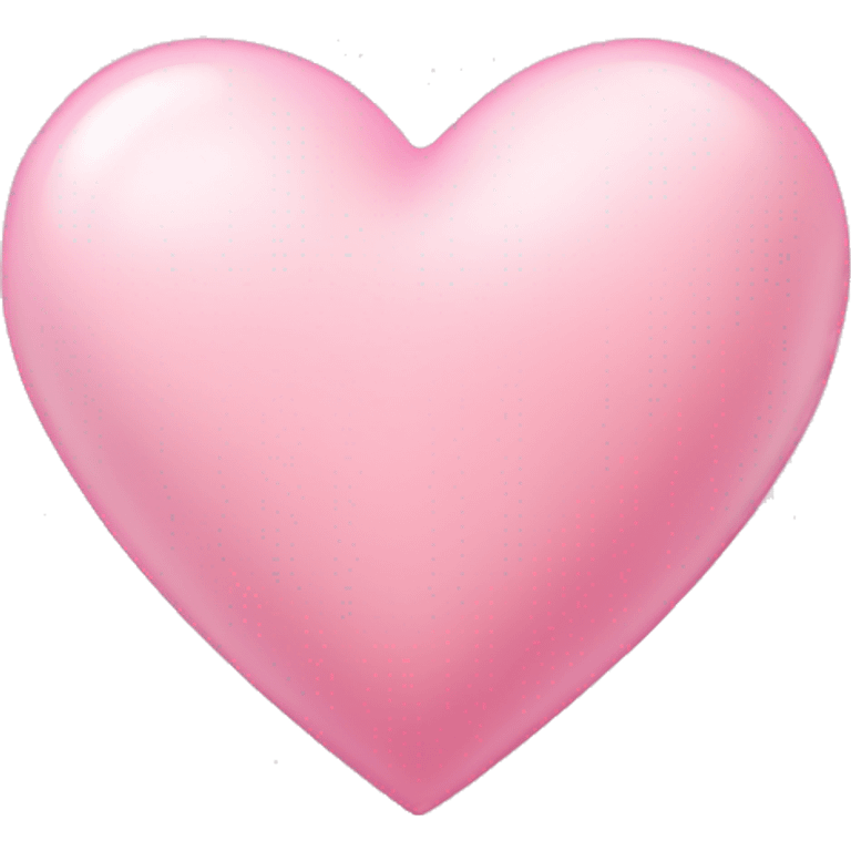 light pink love heart  emoji