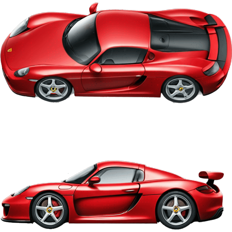 Red Porsche Carrera GT emoji