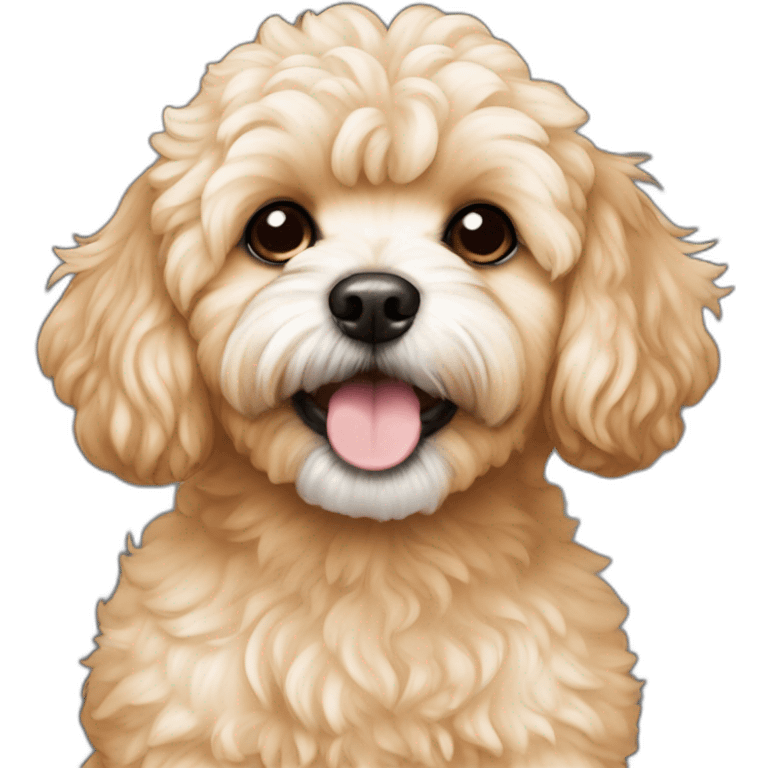 golden peach maltipoo emoji