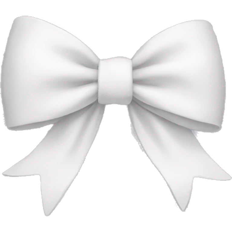 white bow emoji