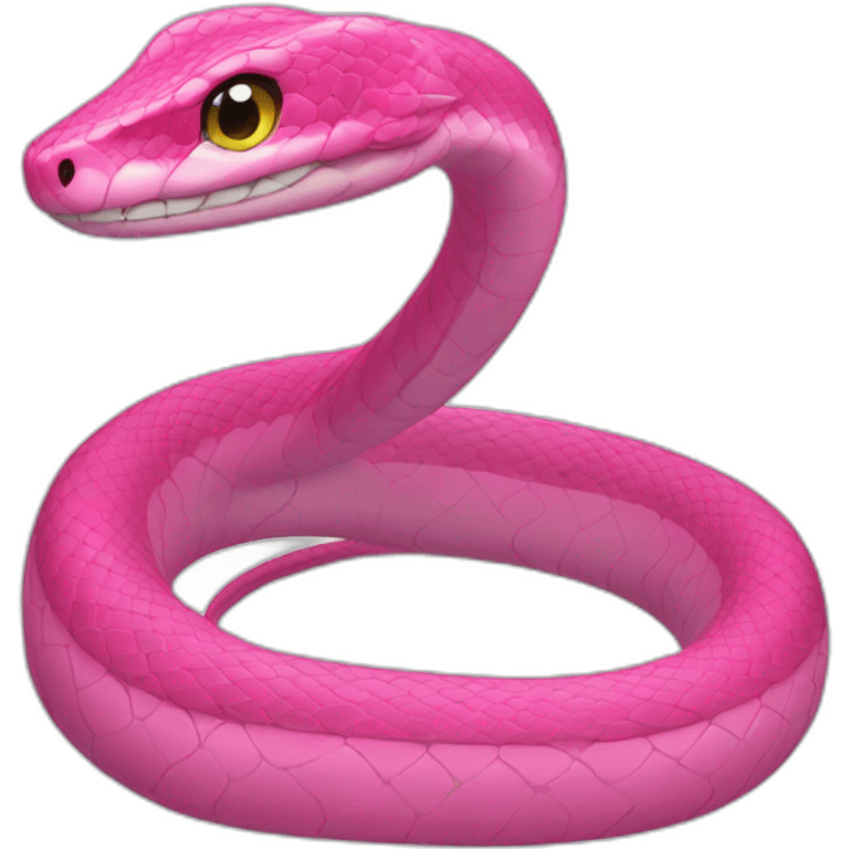 pink snake emoji