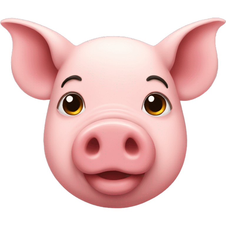 Pig in love  emoji