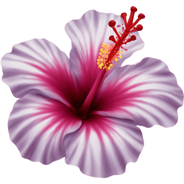 Hibiscus flower  emoji