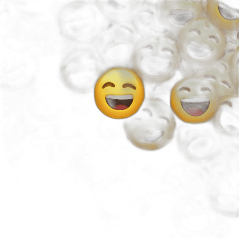 iOS Yellow face emoji both crying and laughing emoji