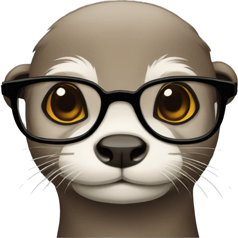 otter with glasses emoji