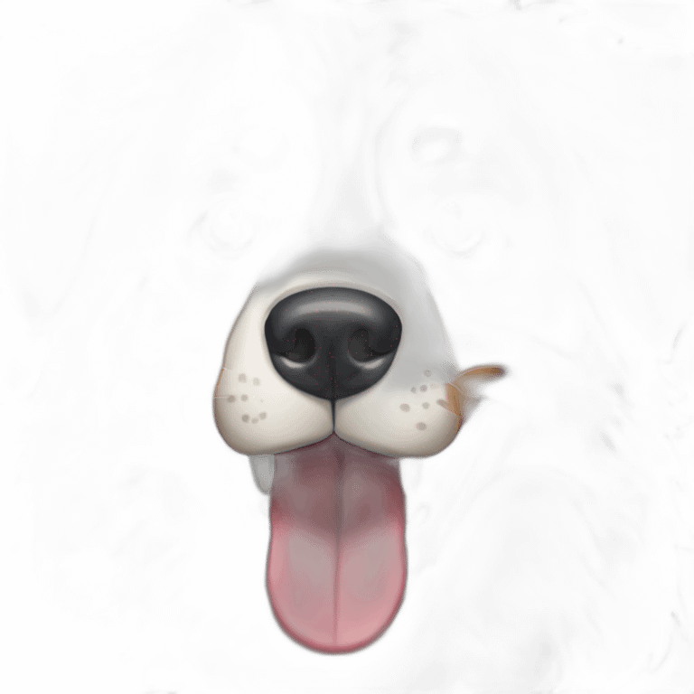 Bernese Mountain Dog Yawn emoji