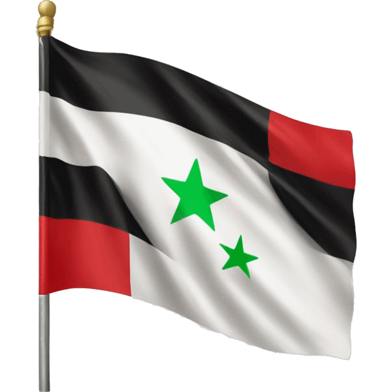 New Syria flag emoji