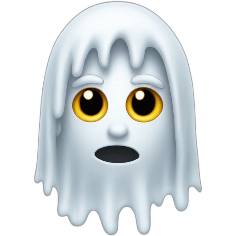 Ghost with hair  emoji