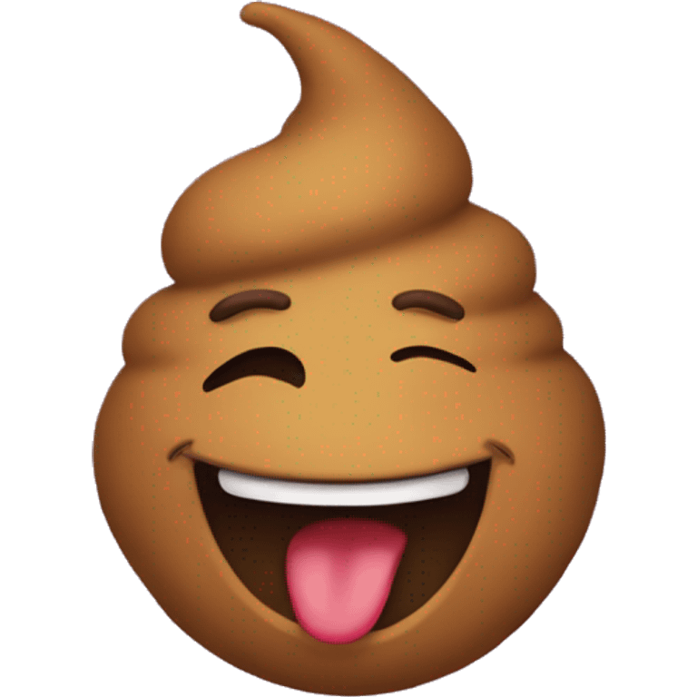 Poop emoji devious smile emoji