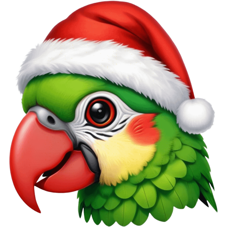 christmas parrot emoji