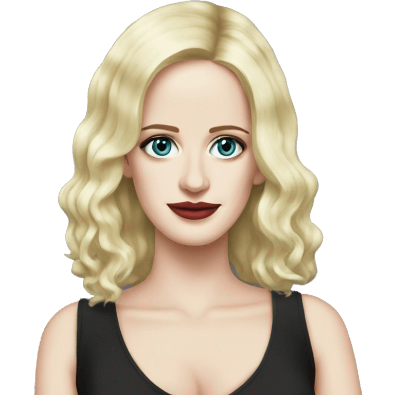 Eva Green with blonde hair emoji