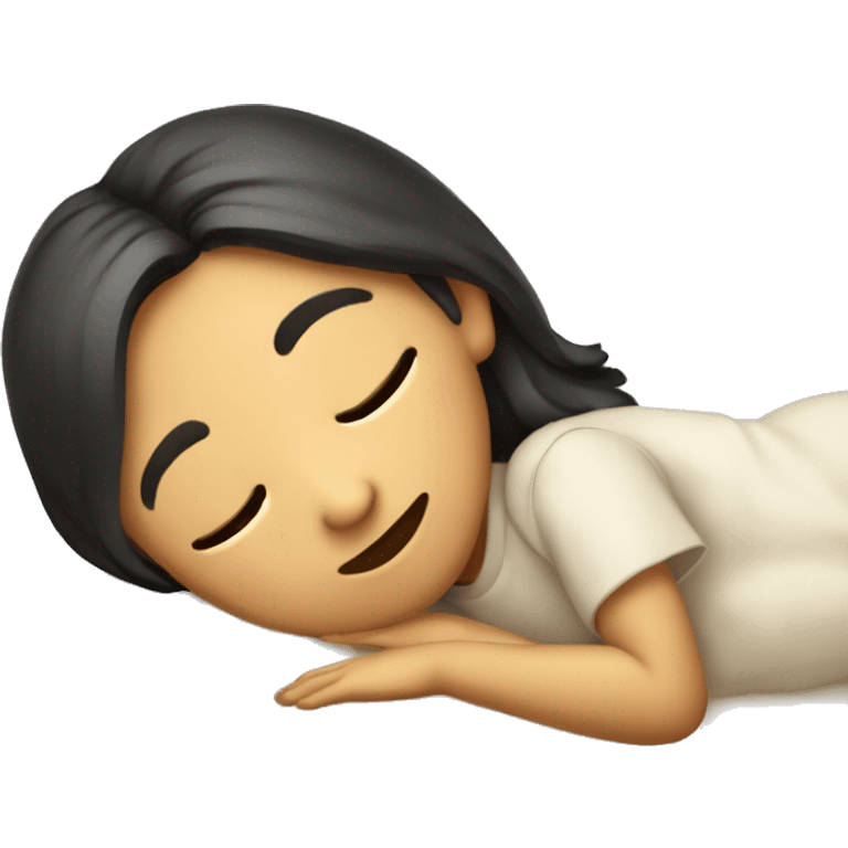 Niña dormida  emoji