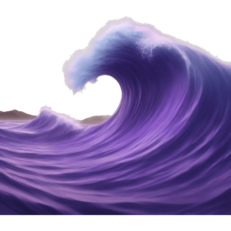 Purple tsunami  emoji