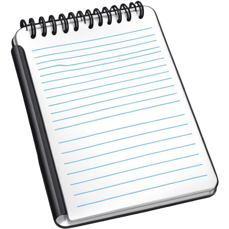 Notepad for notes emoji