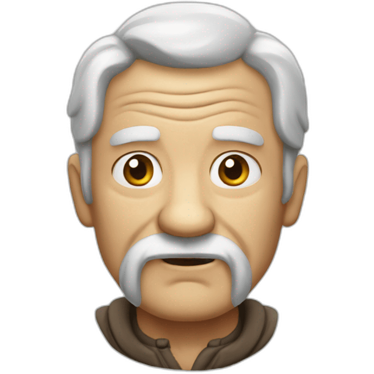 old-man-yieling-at-cloud emoji