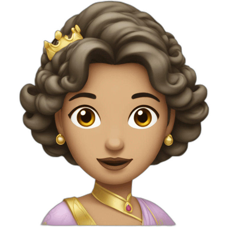 Princesse dans un carosse emoji