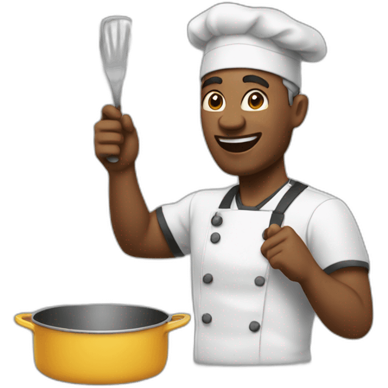 man cooking emoji