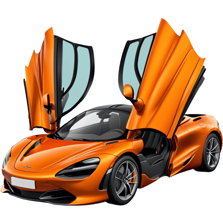 McLaren 720S - McLaren (Model Year: 2021) (Iconic colour: Orange) emoji