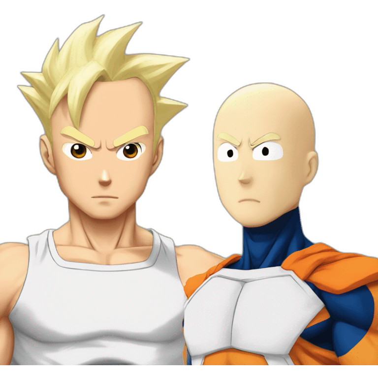 Saitama vs goku emoji