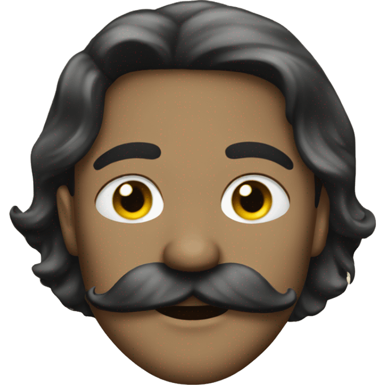 Moustache diamond  emoji